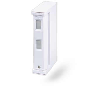Dual zone outdoor wireless motion detector - curtain